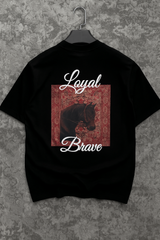 T-shirt Oversized "Loyal" – Édition Orientale